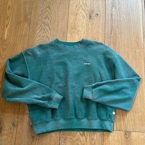 Madhappy terry cropped pullover sweatshirt (sz S)